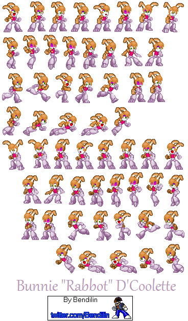 Bunnie "Rabbot" D'Coolette by Bendilin.